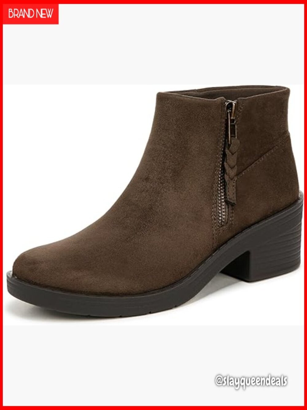 Women's Ankle Boots with Side Zipper, Stretch Fabric, Eco-Conscious Foam